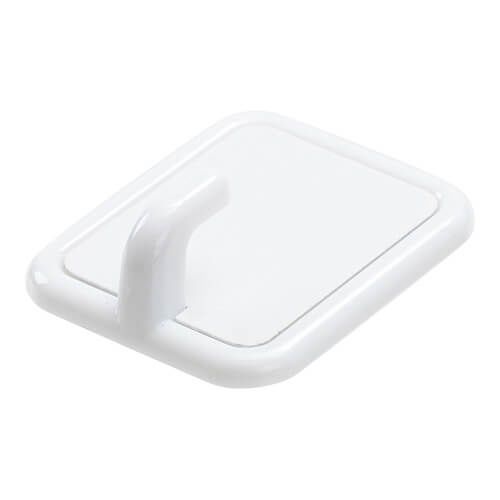 Mały wieszak plastikowy do sublimacji - biały prostokąt na Arena.pl