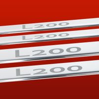 Listwa progowa MITSUBISHI L200 MK4 Stal nierdzewna 304 połysk 4szt