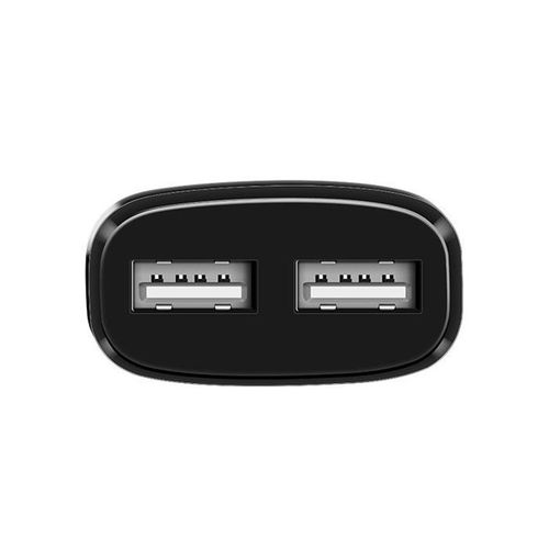 ŁADOWARKA SIECIOWA 2xUSB HOCO 2.4A  CZARNA na Arena.pl