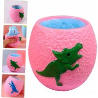 DINOZAUR JAJKO SQUISHY antystresowy GNIOTEK WYCISKANY relaks 12 SZTUK