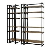 Regał Mars 180 półka kolory MebleKreator Dąb tabak