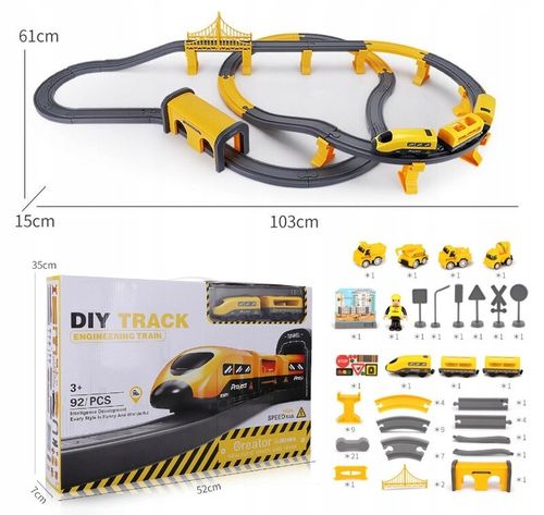 KOLEJKA ELEKTRYCZNA TUNEL MOST LOKOMOTYWA TORY 368 na Arena.pl