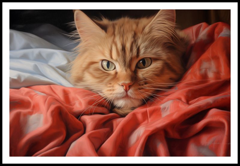 Plakat 91,5x61cm Mruczący Spokój zdjęcie 3