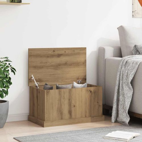 Skrzynia, dąb artisan, 70x40x38 cm, materiał drewnopochodny na Arena.pl