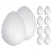 JAJKO JAJO STYROPIANOWE 15cm jaja styropianowe 10szt zestaw styropianowy