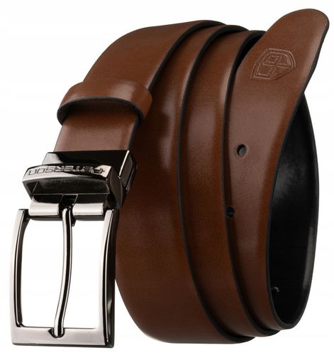 Męski pasek skórzany do spodni Peterson prezent dwustronny wymienne na Arena.pl