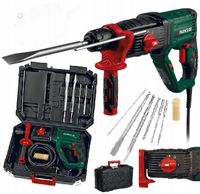 MŁOTOWIERTARKA WIERTARKA UDAROWA NOWY MODEL 1050W PARKSIDE ZESTAW WIERTŁA