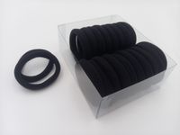 gumki do włosów 20szt CZARNA b-1229