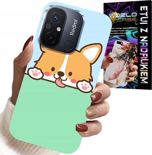 ETUI DO XIAOMI REDMI 12C - SŁODKI PIESEK WZORY Z BAJEK POKROWIEC na Arena.pl