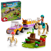 LEGO Friends Przyczepka dla konia i kucyka 42634 - zestaw dla dzieci 4+