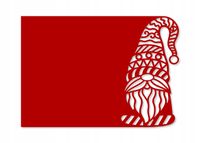 R11 Podkładka serwetka ażur dekoracja święta BOŻE NARODZENIE gnom 30x40 c