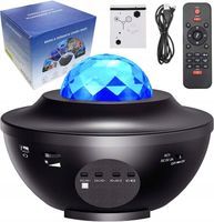 PROJEKTOR GWIAZD STAR LED LAMPKA NOCNA BLUETOOTH