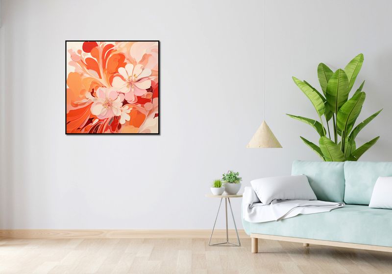 Plakat 80x80cm Taniec Kwiatów zdjęcie 4