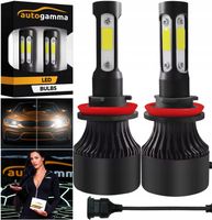 Żarówki LED H11 Mocne 16000LM 6000K COB 72W 4-Stronne komplet 2 szt.