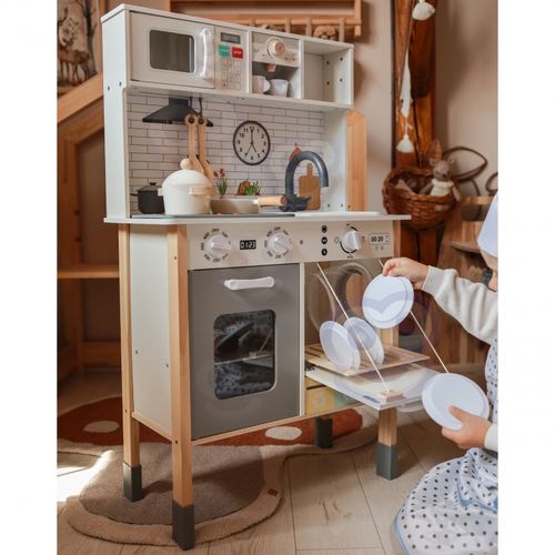 WOOPIE GREEN Drewniana Interaktywna Kuchnia 9w1 z Pralką i Tablicą na Arena.pl