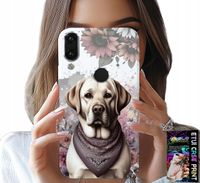 ETUI DO HUAWEI Y7 2019 - PIESEK PIESKI HUSKY PSIE WZORY + SZKŁO