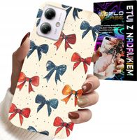 ETUI DO MOTOROLA MOTO G14 - KOLOROWE WSTĄŻKI WSTĄŻKA MODNE WZORY