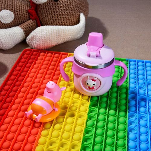 ZABAWKA SENSORYCZNA SQUARE 30X30 RAINBOW na Arena.pl