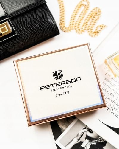 Portfel damski Peterson na zatrzask elegancki pojemny suwak na prezent na Arena.pl