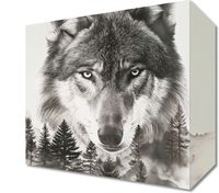 Obraz 20x20cm Wilczy Duch Lasu