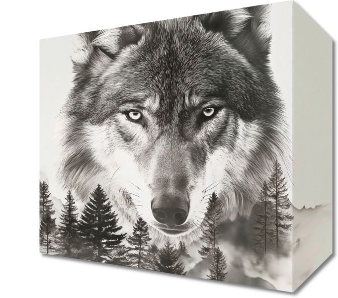 Obraz 20x20cm Wilczy Duch Lasu zdjęcie 1