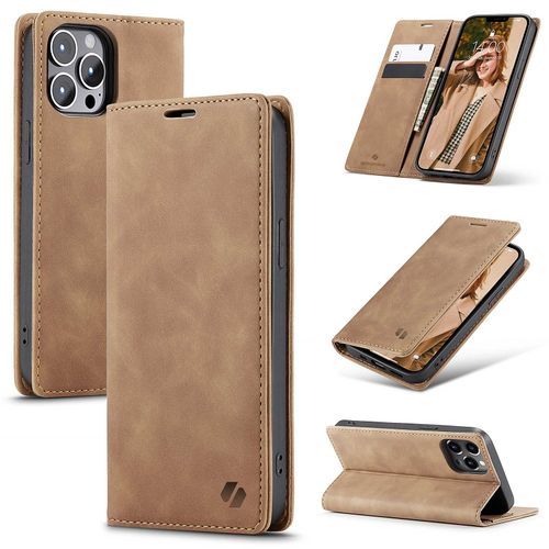 Spacecase Wallet Iphone 13 Pro Max Light Brown na Arena.pl