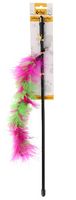 Dingo Wędka Dla Kota - Ogonek Z Piór Różowo-Zielony