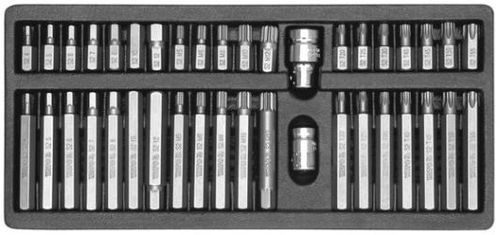 YATO ZESTAW BITÓW KLUCZE YT-0400 IMBUS TORX SPLINE 40 SZTUK KASETA METAL na Arena.pl
