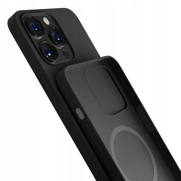 Etui na Apple iPhone 14 Plus - 3mk HARDY Silicone MagCase Graphite zdjęcie 5