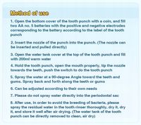 Irygator Dentystyczny Dental Water Flosser & Irrigator RIO-DCIR2 Biały
