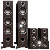 TAGA HARMONY TAV-507F+C+S ZESTAW KOLUMN DO KINA DOMOWEGO 5.0 MODERN WENGE