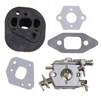 GAŹNIK DO PIŁY PARTNER 350 351 370 Z KRÓĆCEM I USZCZELKAMI GAŹNIKA ZESTAW G