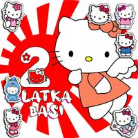 OPŁATEK NA TORT 30CM - KOTEK KOTKI HELLO KITTTY + IMIĘ + GRATIS! 24CM 26CM