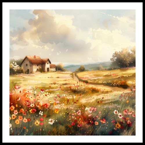 Plakat 80x80cm Sielski Domek na Arena.pl