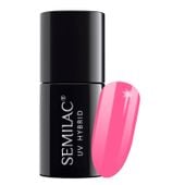 Semilac 043 Lakier hybrydowy Electric Pink, 7ml