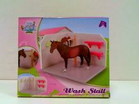 Myjnia drewniana dla konia 1:24 rozowa 610205