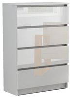 Komoda RICO 4s WYSOKI POŁYSK 80 cm AKRYL