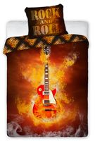 Pościel Młodzieżowa 160X200 100% Bawełna Gitara