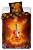 Pościel Młodzieżowa 160X200 100% Bawełna Gitara