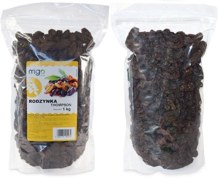 Rodzynki Thompson Jumbo 1kg - MIGOgroup zdjęcie 5