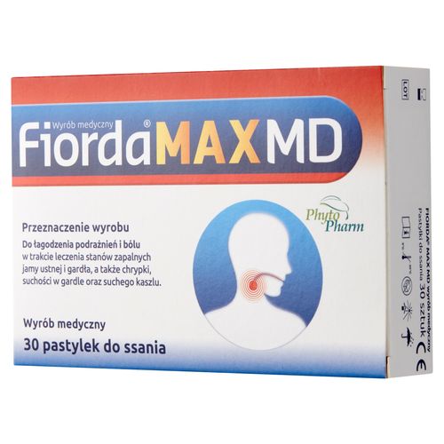 fiorda max md 30 tabletek do ssania na gardło na Arena.pl