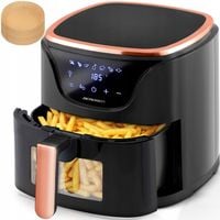 FRYTKOWNICA BEZTŁUSZCZOWA AIR FRYER FRYTOWNICA 5L GRATIS BERDSEN 1500W