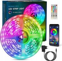 ZESTAW LED 6M RGB5050 Bluetooth KONTROLER MUZYKA