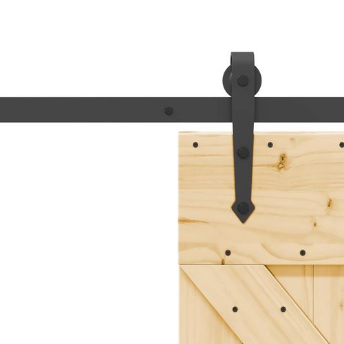 Drzwi przesuwne z osprzętem, 70x210 cm, lite drewno sosnowe na Arena.pl