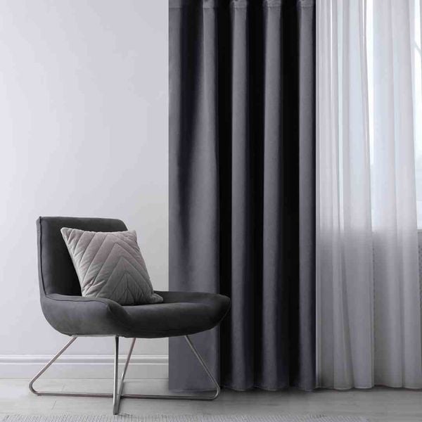 CURT/AH/BLACKOUT/EYELETS/CHARCOAL/140X175/1PC zdjęcie 6