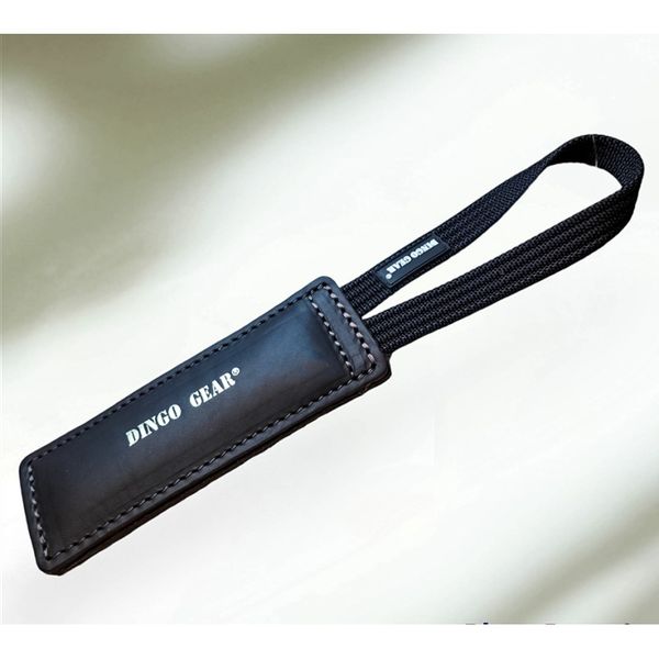 Szarpak skórzany z rączką, 18 cm, Dingo Gear zdjęcie 1