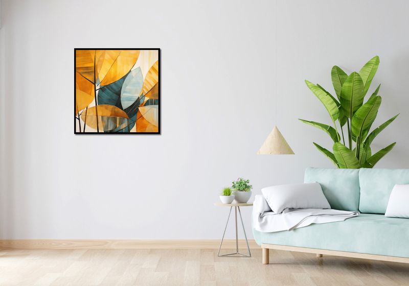 Plakat 70x70cm Harmonia Odcieni zdjęcie 4