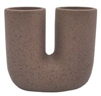 Świecznik stołowy nowoczesny ceramiczny na 2 świeczki