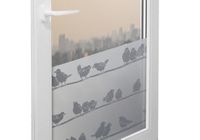 Folia Okleina Okienna Statyczna Na Szyby Witraż WRÓBELKI 45x50 G76