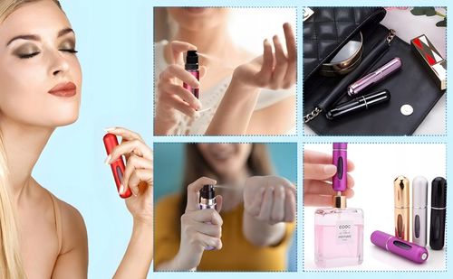 8x Atomizer Podróżny 5ml Butelka na Perfumy Flakon Fiolka Zestaw Dozownik na Arena.pl